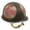 Casque M1, pattes mobiles, Medic, trois croix rouges, liner MSA, A washers verts