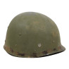 Helmet, M1, Swivel Loops, Medic, Three Red Crosses, MSA Liner, Green A Washers
