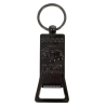 Keychain, bottle opener, Jeep, black