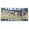 Landing Beaches, vehicle plaque, Overlord