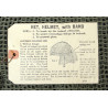 Net, M1943, Helmet, M1, with Band and Instruction Sheet