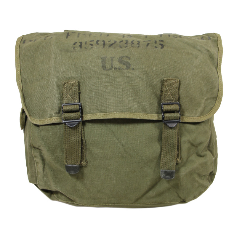 Musette M-1936, Pfc. Fred Fierro, 47th Inf. Regt., 9th Inf. Div., WIA Eifel, ETO