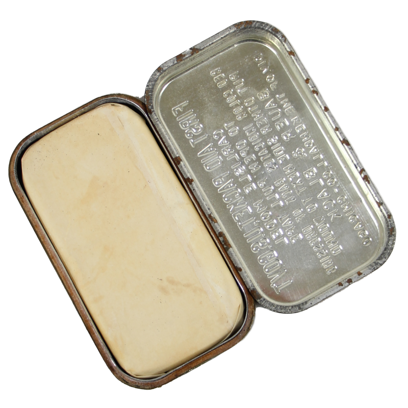 Pouch, First-Aid, Leather, J.Q.M.D., Military Police, with First-Aid Packet