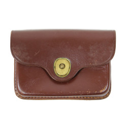 Pochette à pansement en cuir, J.Q.M.D., Military Police, avec pansement