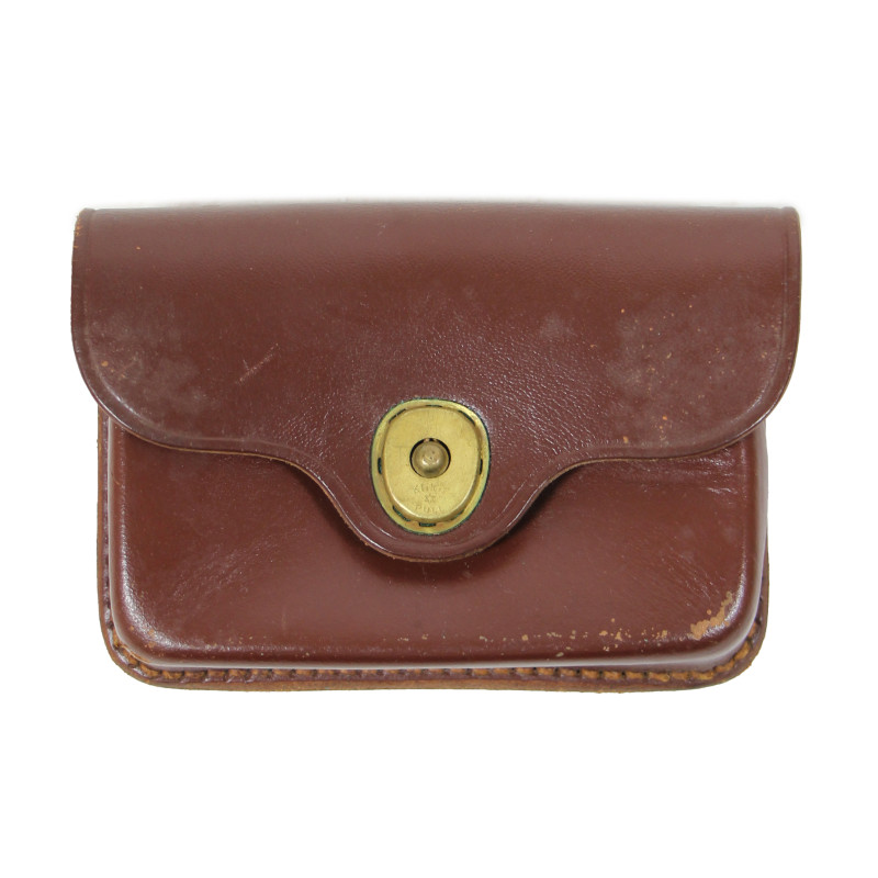 Pochette à pansement en cuir, J.Q.M.D., Military Police, avec pansement