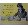 Pack, Chewing Gum, Peppermint, BEECH-NUT, 1942, Untouched