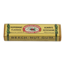 Paquet de chewing-gum, BEECH-NUT, Peppermint, 1942, intact
