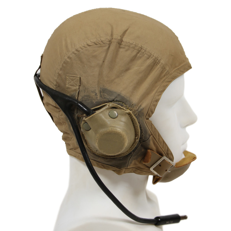 Helmet, Summer, Aviator's, M-450, US Navy, Nielson Chabot, VS-4 Squadron
