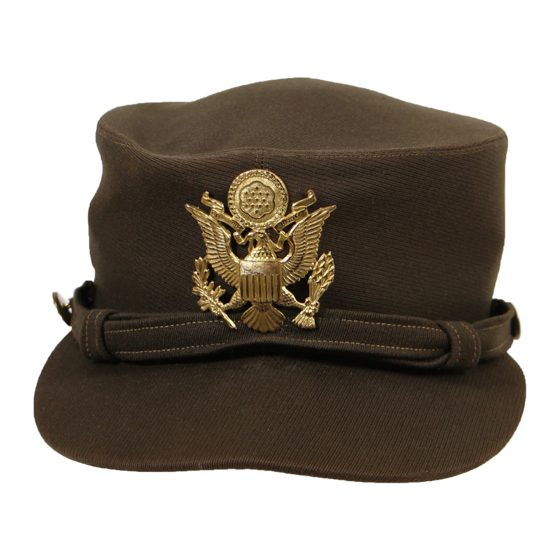 Cap, Wool, OD, WAC, Officer, size 21 ½