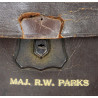 Case, Leather, Aircraft Inspector's Kit, USAAF, Named