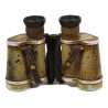 Binoculars, German, 6 x 30, Dienstglas, 'cag', Sand Tone, in Bakelite Case