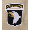 Sweat à capuche, 101st Airborne Division, beige