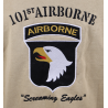 Hoodie, Zip up, 101st Airborne Division, coyotte