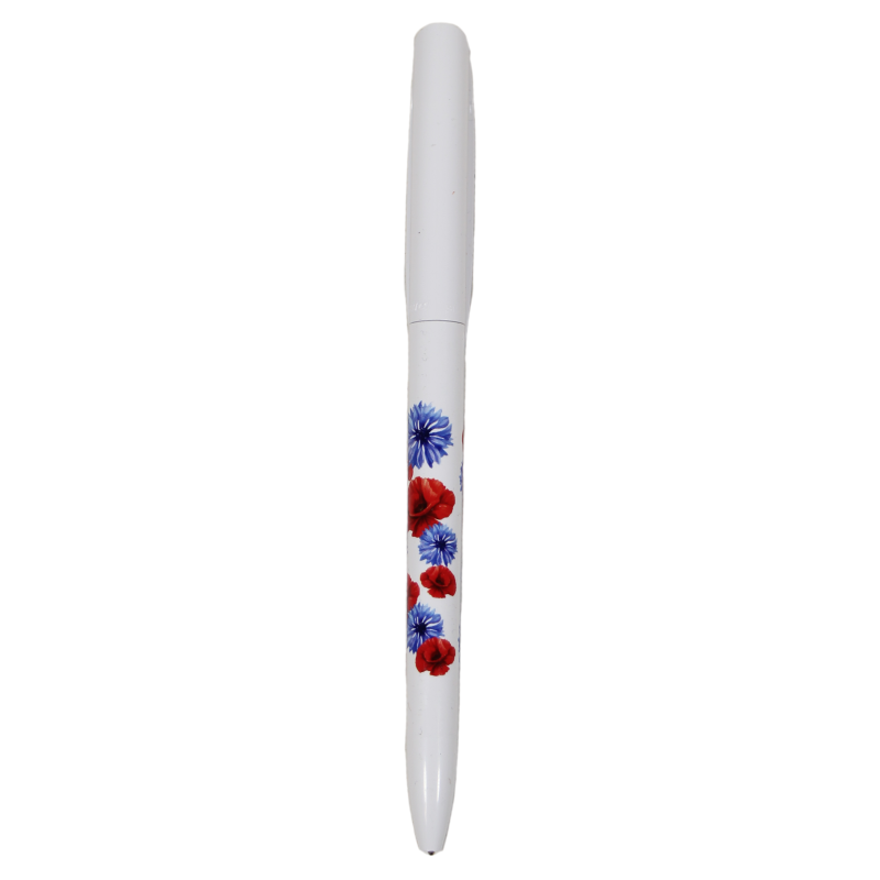 Pen, Poppies and Cornflowers