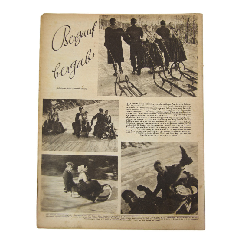 Magazine, Der Adler, February 8, 1944, German Edition