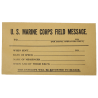 Envelope, Gum-Sealed, Field Message, US Marine Corps