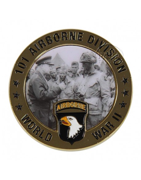 Pièce commémorative, Eisenhower, 101e Airborne