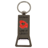 Keychain, bottle opener, Poppies