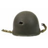 Casque M1, pattes fixes, 5th Infantry Division, impacté