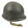 Casque M1, pattes fixes, 5th Infantry Division, impacté