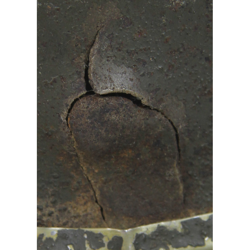 Helmet, M1, Fixed Loops, 5th Infantry Division, Battle-Damaged