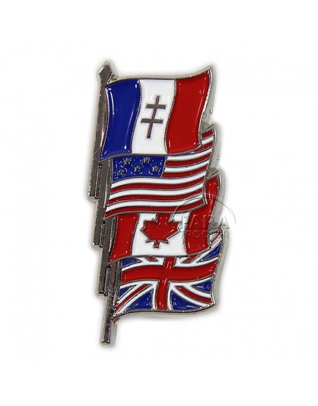 Pin's Drapeaux de la Victoire