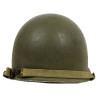 Helmet, M1, Fixed Loops, Colonel, SEAMAN PAPER CO. Liner, Green A Washers