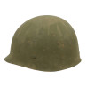 Helmet, M1, Fixed Loops, Colonel, SEAMAN PAPER CO. Liner, Green A Washers