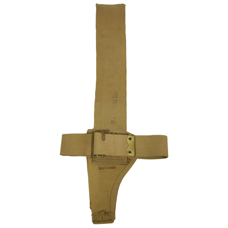 Holster en toile, revolver, Royal Canadian Armoured Corps, MS & U Ltd. 1942