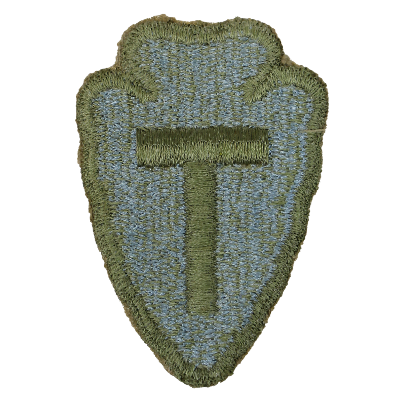 Insigne, 36th Infantry Division, dos et bord verts, 1943