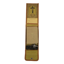 Religious Kit, Manual of Catholic Devotions for Soldiers and Sailors, 1905, with Rosary