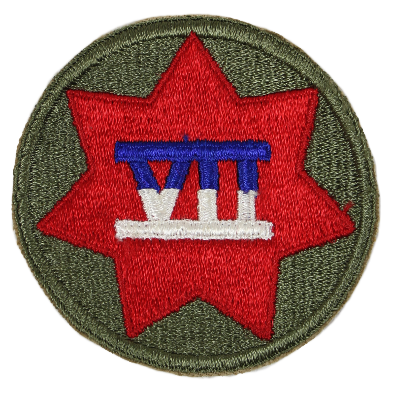 Insigne, VII Corps, US Army, Utah Beach, Ardennes