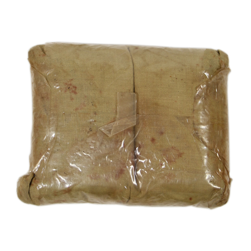 Pansement britannique, First Field Dressing, S. MAW, SON & SONS LTD., Sep. 1943, sous cellophane
