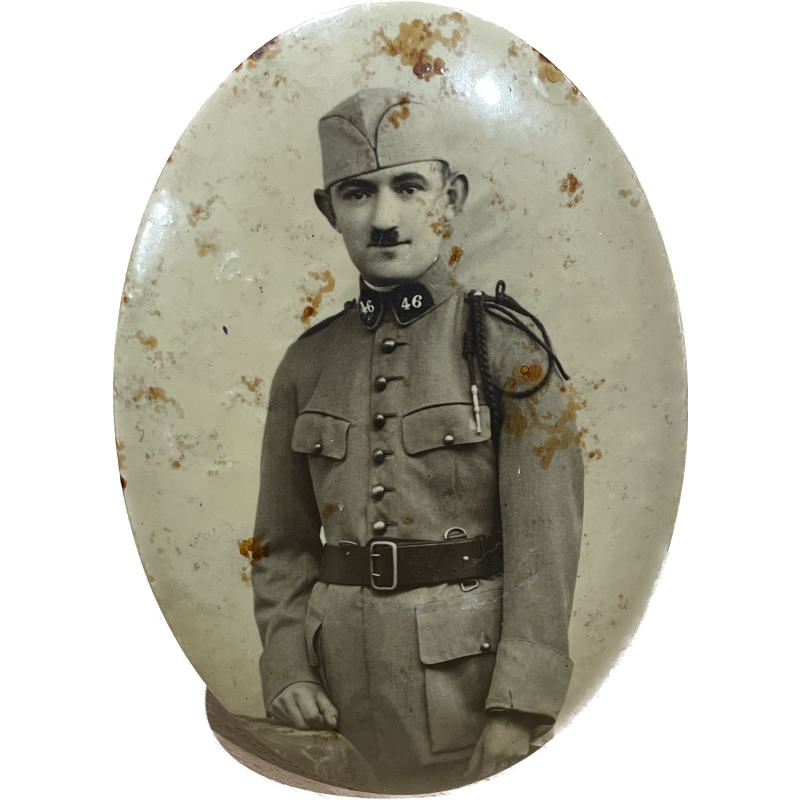 Portrait, soldat français, 46e Régiment d'infanterie