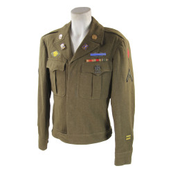 Blouson Ike, Pfc. Glenn Stiarwalt, Co. K, 2nd Inf. Regt., 5th Infantry Division, ETO