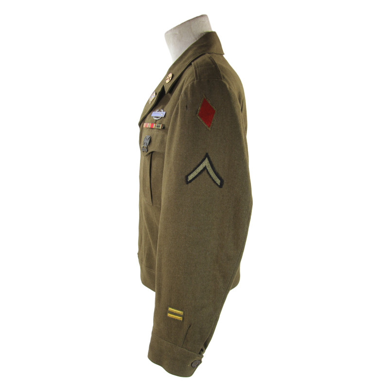 Blouson Ike, Pfc. Glenn Stiarwalt, Co. K, 2nd Inf. Regt., 5th Infantry Division, ETO