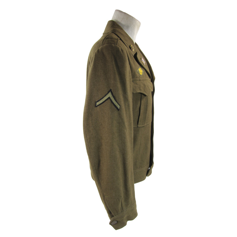 Blouson Ike, Pfc. Glenn Stiarwalt, Co. K, 2nd Inf. Regt., 5th Infantry Division, ETO