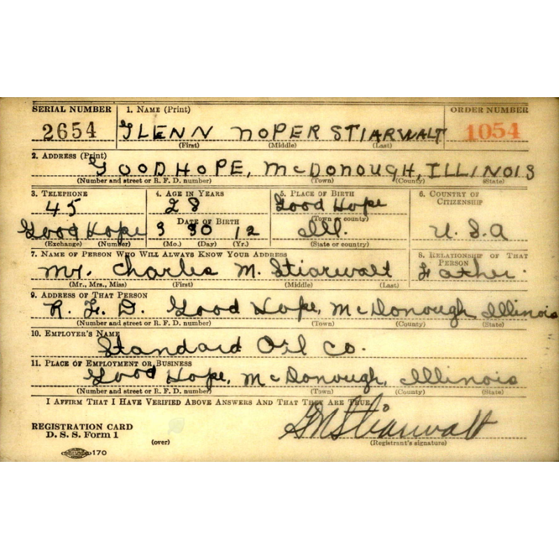 Blouson Ike, Pfc. Glenn Stiarwalt, Co. K, 2nd Inf. Regt., 5th Infantry Division, ETO