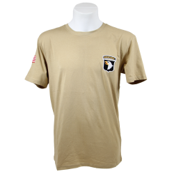 T-shirt, 101st Airborne Division, beige