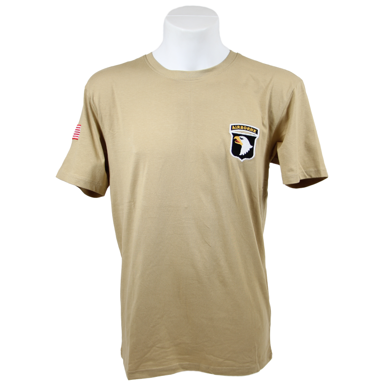T-shirt, 101st Airborne Division, beige