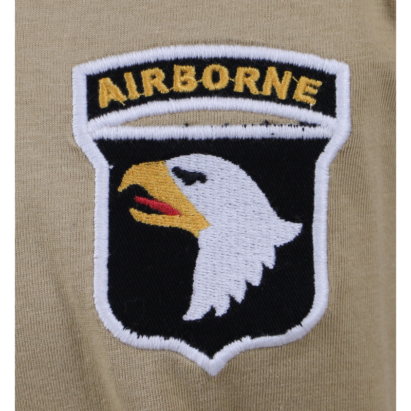 T-shirt, 101st Airborne Division, beige