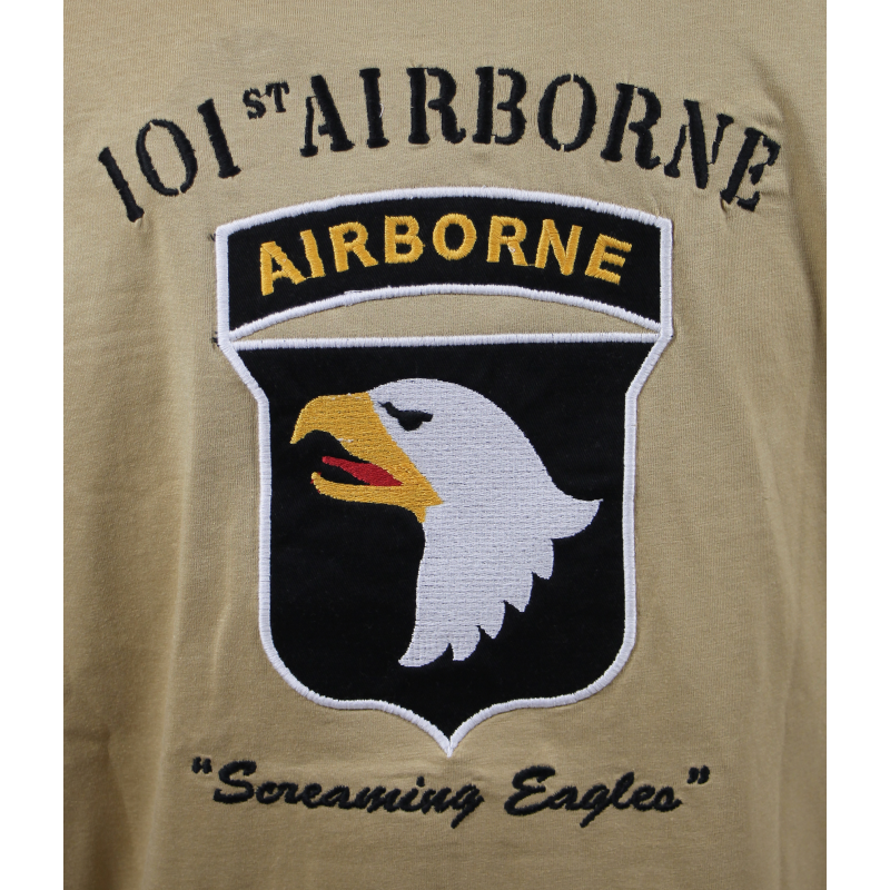 T-shirt, 101st Airborne Division, coyotte