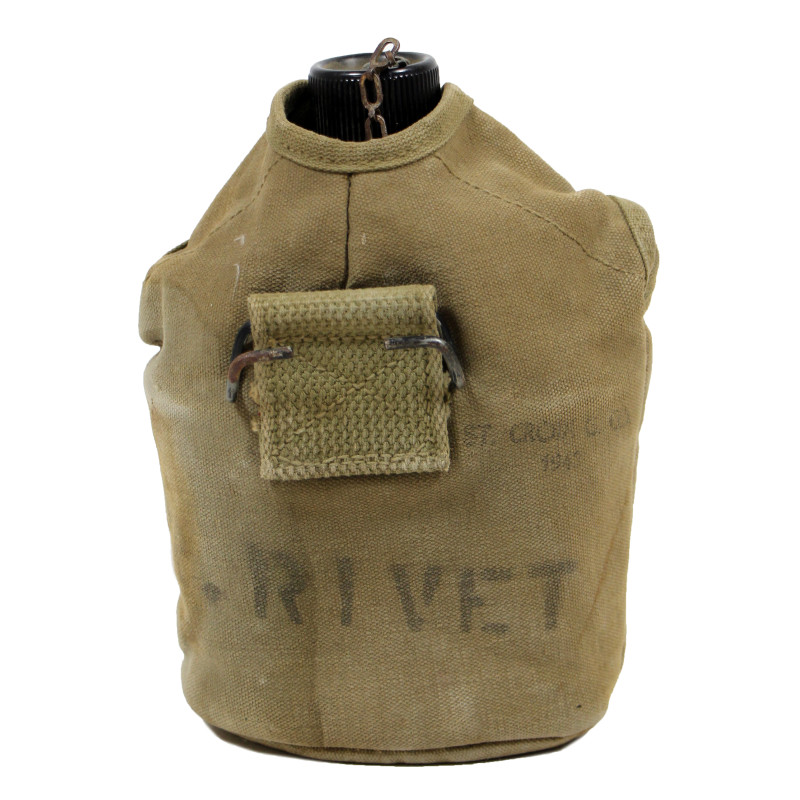 Gourde US Army, complète, nominative