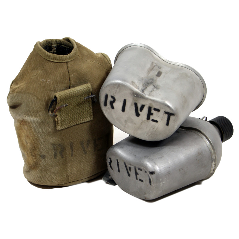 Canteen, US Army, Complete, Named