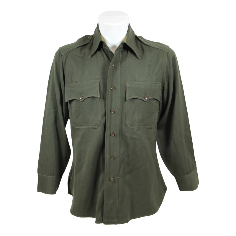 Chemise chocolat, officier, US Army