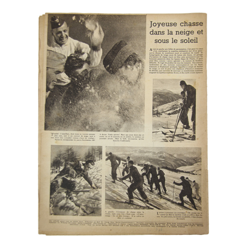 Magazine, Der Adler, 21 mars 1944, édition française