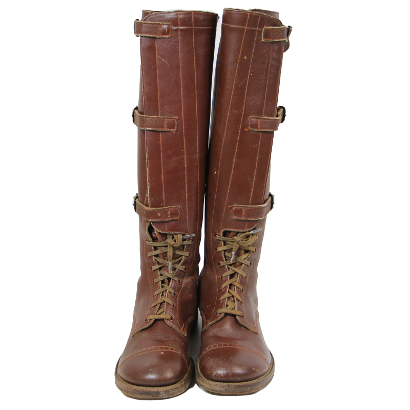 Bottes de cavalerie & tankiste, taille 9 B, 1941