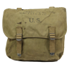 Musette M-1936, caoutchoutée, THE LANGDON TENT & AWNING CO. 1942, Cpt. John Mead, Medical Corps