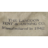 Bag, Field, M-1936, Rubberized, THE LANGDON TENT & AWNING CO. 1942, Cpt. John Mead, Medical Corps