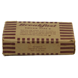 Ration Type K, Breakfast, 1944, complète